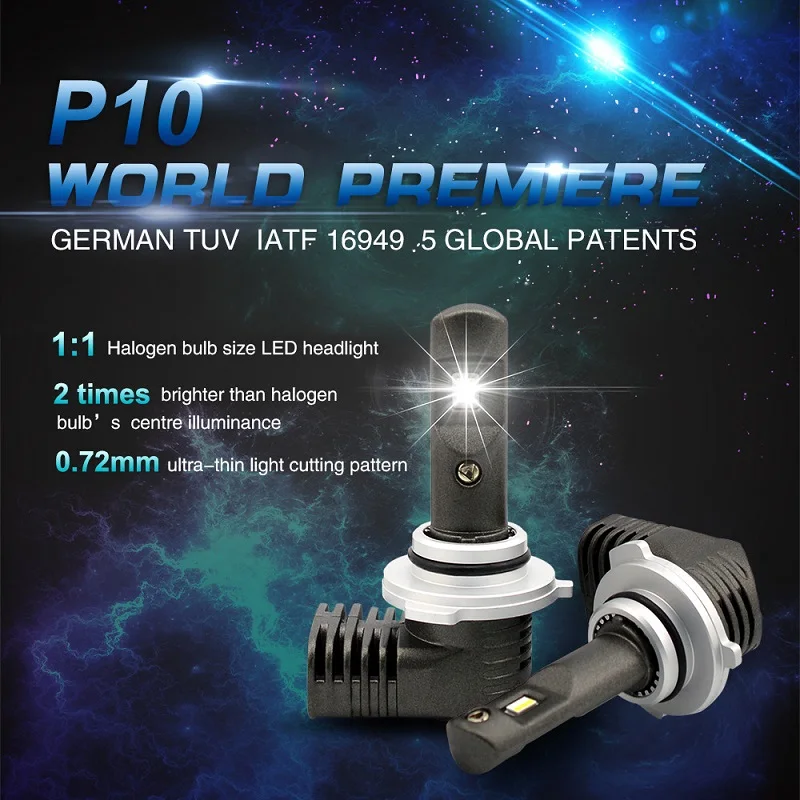 Светодиодная Автомобильная передняя фара EURS H7 H8 s PSX24W P13W светодиодный H11 HB3 HB4 9005 9006