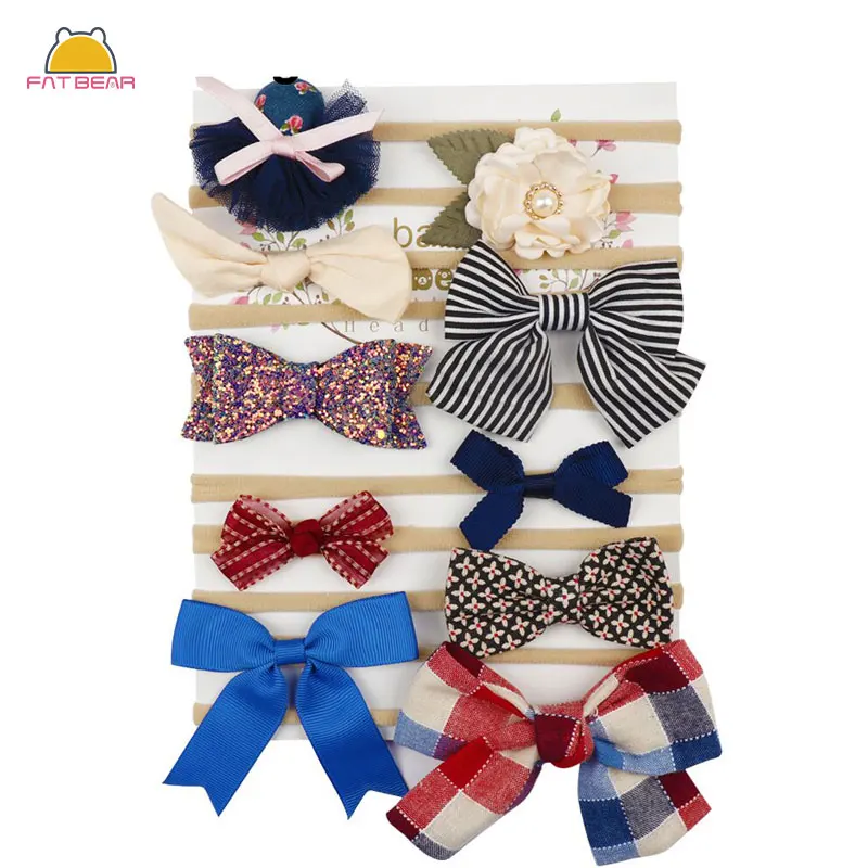 10 шт. детские повязки на голову из нейлона|Аксессуары| |