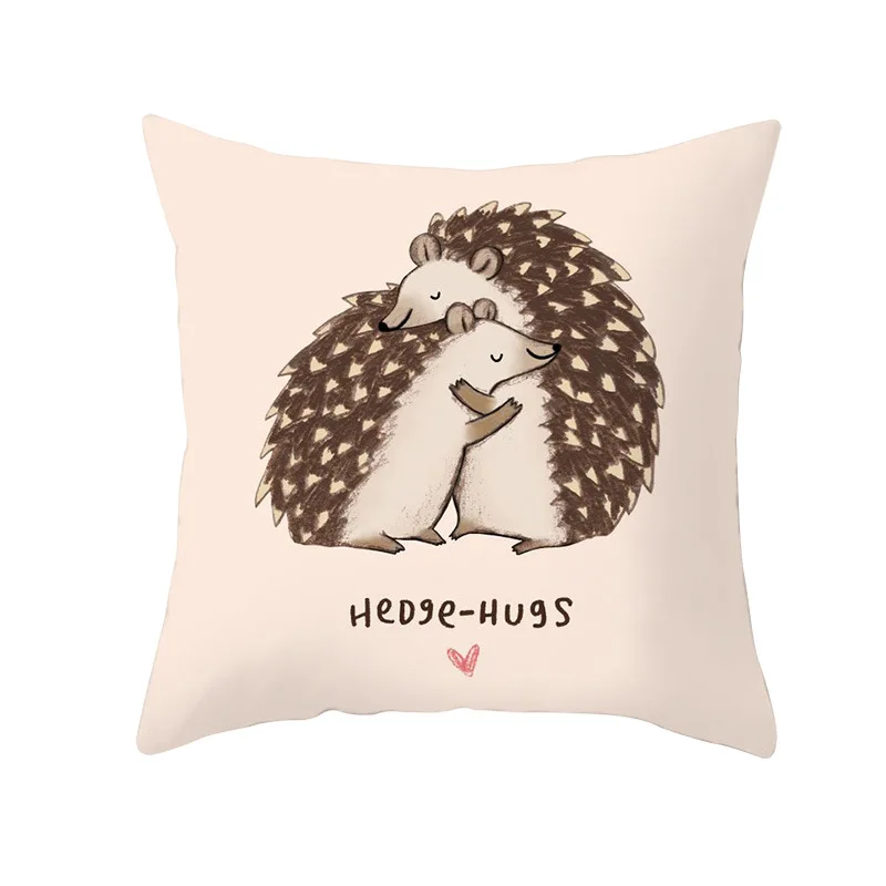 

Net Red Cartoon Villain Bigfoot Hug Pillowcase Fun English Hug Pillowcase Peach Skin Pillowcase Wholesale