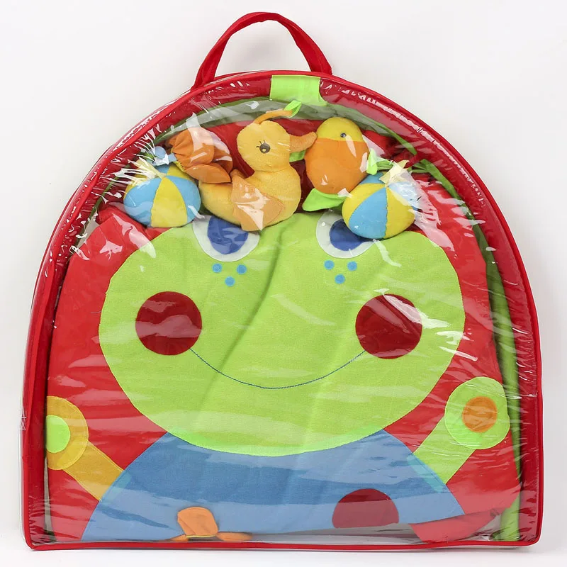 

90*90*50CM Big frog Soft Baby Play Mat 5 Educational Toys Kids Baby Activity Gym Crawling Mat newborn Playmat
