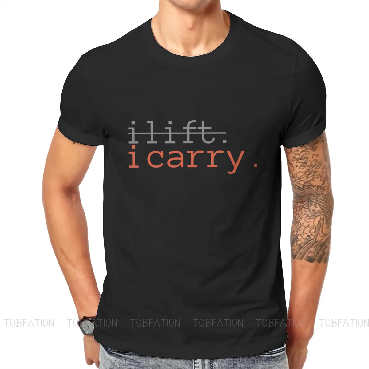 

Оригинальная футболка из чистого хлопка с надписью I Carry футболка с круглым воротником DOTA в реальном времени, мужские топы, новый дизайн, пуш...