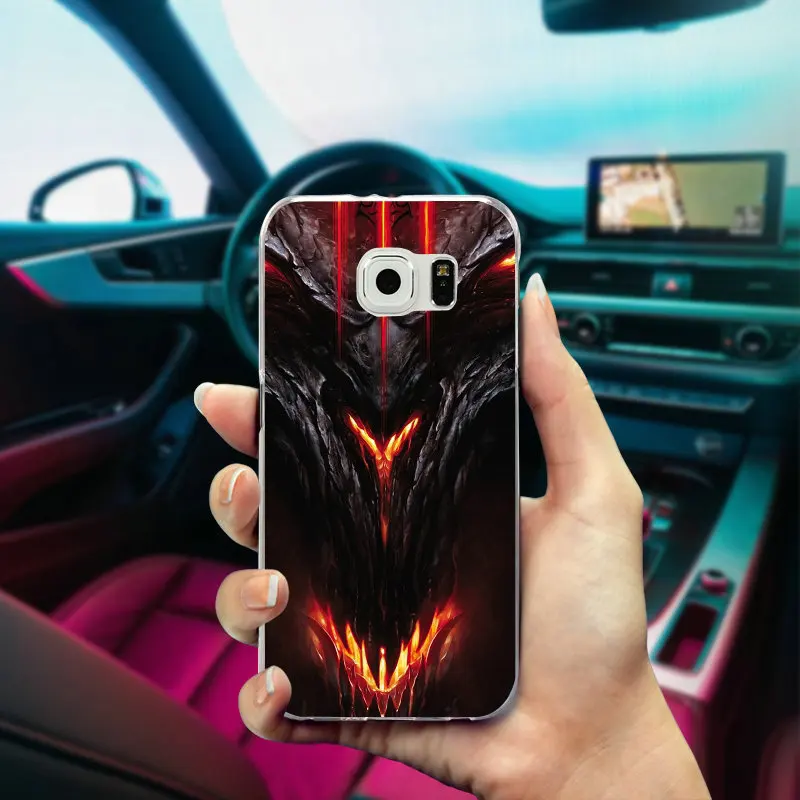 Модные игры Diablos III мягкие ТПУ чехлы для телефонов Samsung Galaxy Note 2 3 4 5 8 S3 S4 S5 Mini S6 S7 S8 S9