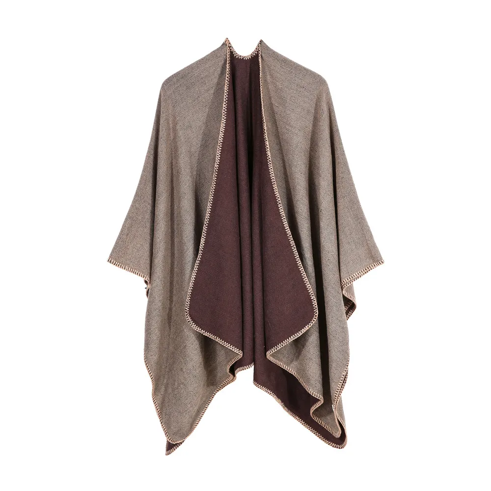 Женское одеяло с цветочным узором уютный платок-пончо длинная шаль кисточками