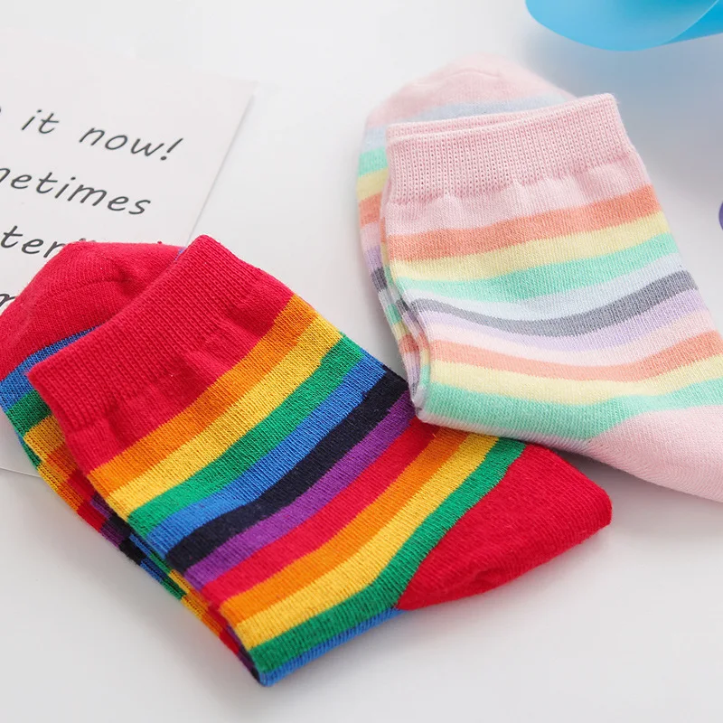 Женские носки осень зима Новое поступление ретро повседневные двухцветные