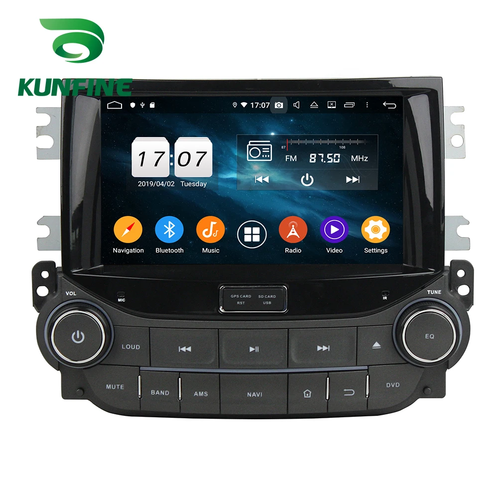 Android 9,0 Восьмиядерный 4 Гб ОЗУ 64 Гб ПЗУ автомобильный DVD gps мультимедийный плеер стерео для Chevrolet Malibu радио головное устройство