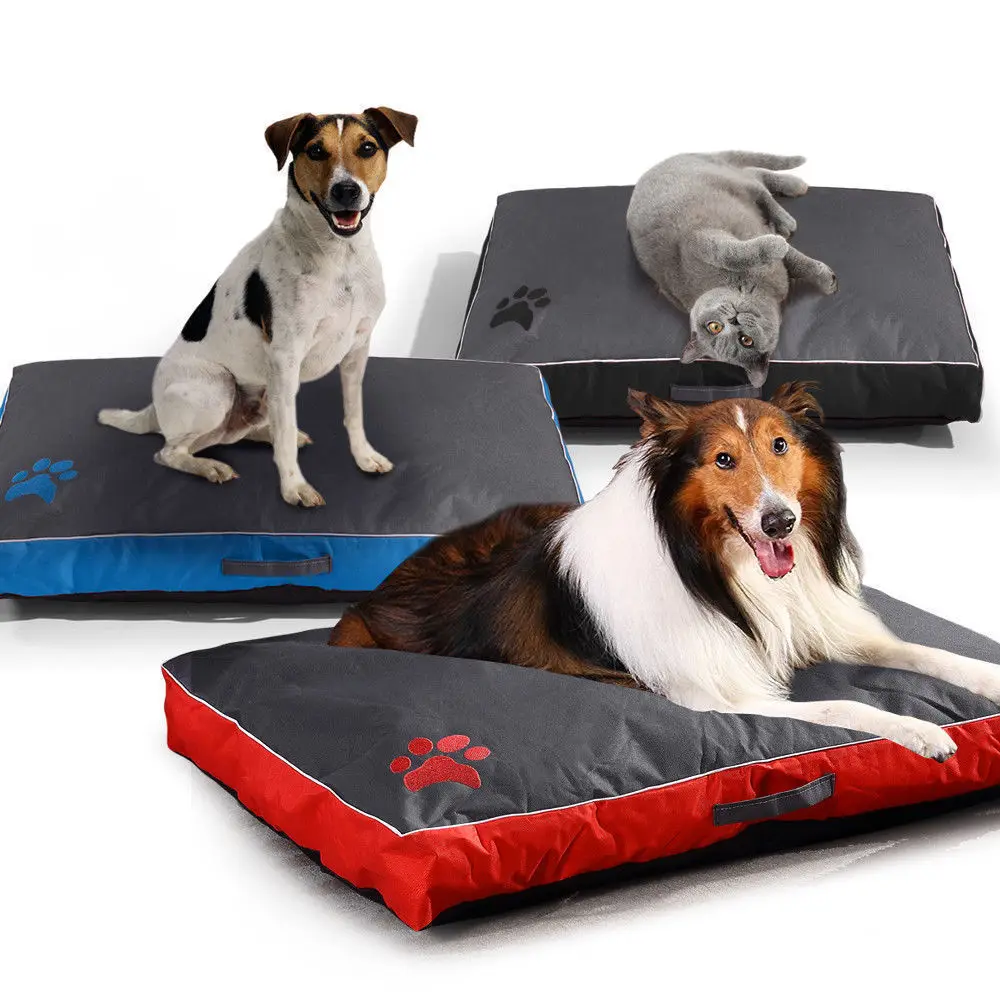 

Dog Beds for Large Dogs House Oxford Cloth Sofa Kennel Square Pillow Husky Labrador Teddy Large Dogs Cat House Beds Mats