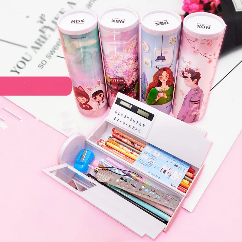 кот пенал единорог newmebox Kawaii школьный пеналы nbx для девочек мальчиков школы