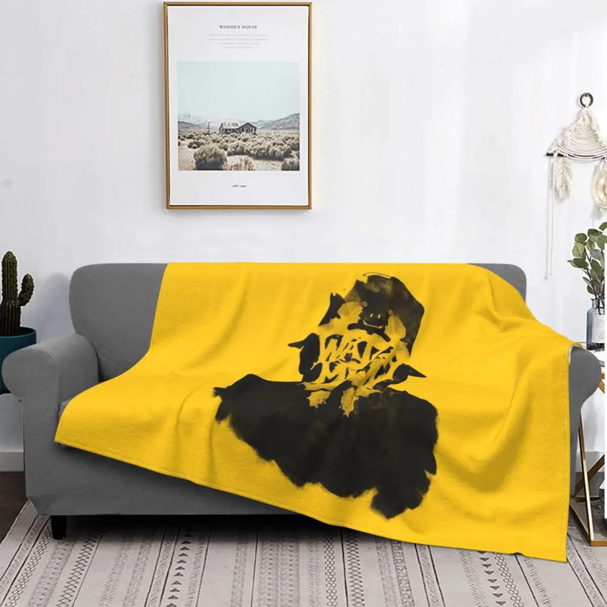 

Mantas con patrón amarillo, decoración de felpa de lana de Coral, ropa de cama para dormitorio, colcha para sofá