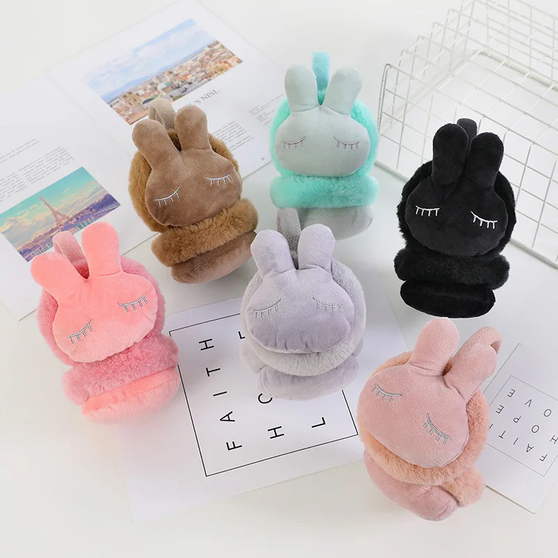 Детские меховые наушники теплые для мальчиков девочек с кошачьими ушками