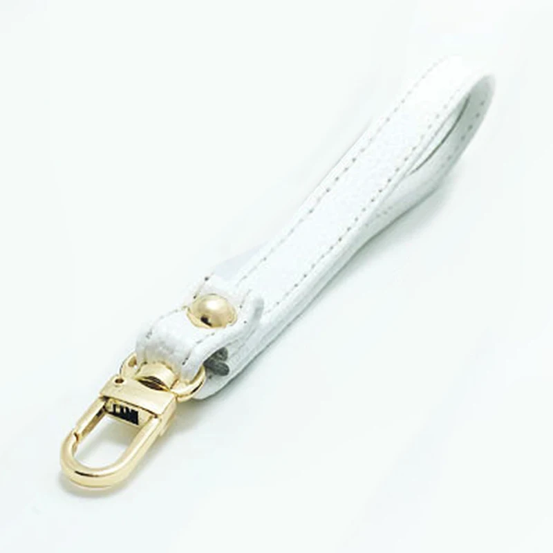 

PU Solid Color Bag Strap With Silver Hardware New Leather Shoulder Bag Strap DIY Purse Handle Women Handbags Belts Strap