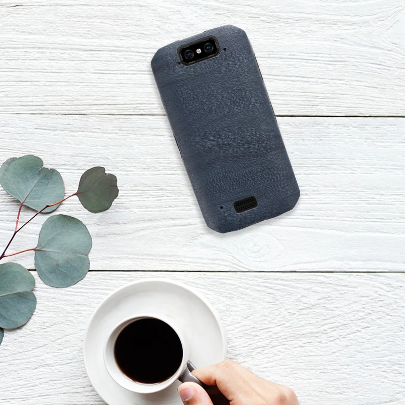 Wood grain PU Leather Phone Case For Blackview BV9500 Pro Soft Silicone Gel Back Shell | Мобильные телефоны и аксессуары