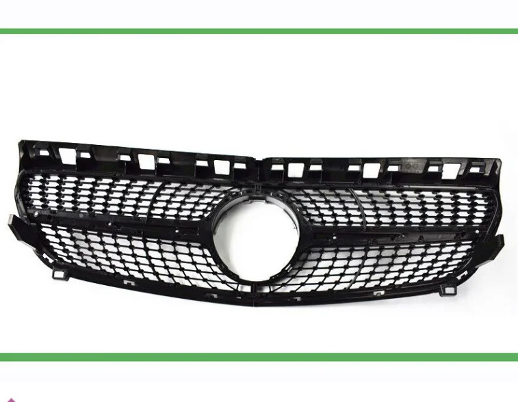 

Yu Bao For A45amg A class W176 GTR GT Front Grille Suitable Grill Diamond grille A180 A200 A260 A45 2013-2015 Without emblem 1X