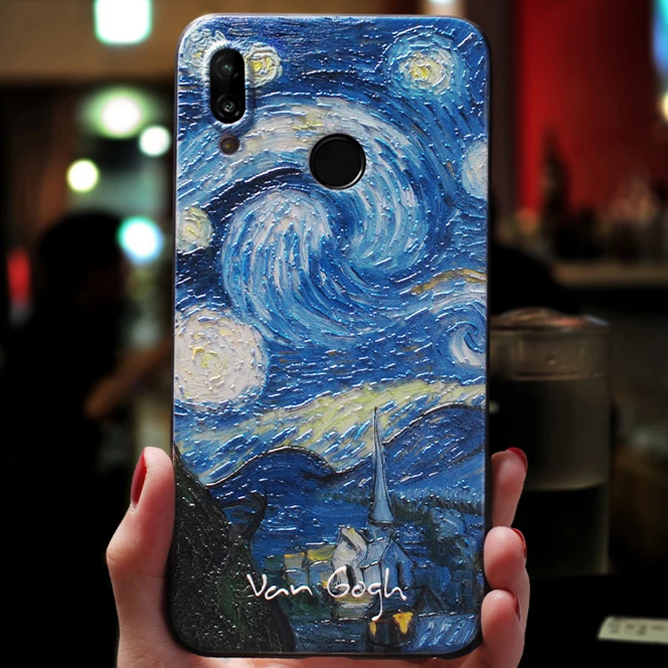 Мобильный телефон чехлы для Redmi Note 7 Pro облегающий чехол Xiaomi Note7 7Pro Черный Звездный