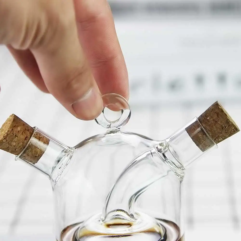 Креативный стеклянный горшок для масла и уксуса высокотемпературный чайный