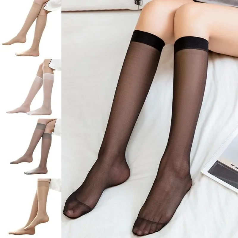 

Женские носки, черные носки, модные чулки, высокие носки, бархатные милые носки для девочек, 1 пара шелковых носков из пряжи сердцевины