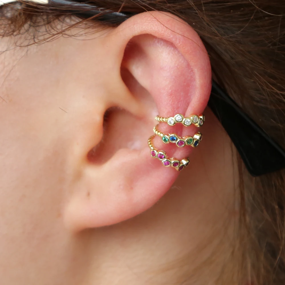 Женские серьги-каффы из серебра 925 пробы | Украшения и аксессуары