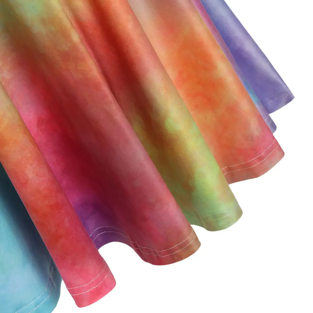 Винтажное платье трапециевидной формы с объемным принтом кота Луны и галактики