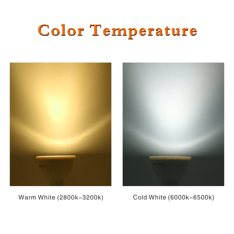 

10pcs/lot GU10 MR16 Led Bulb E27 E14 6W AC 220V-240V Beam Angle 24 120 Degree Spotlight For Home Energy Saving Indoor Light Bulb