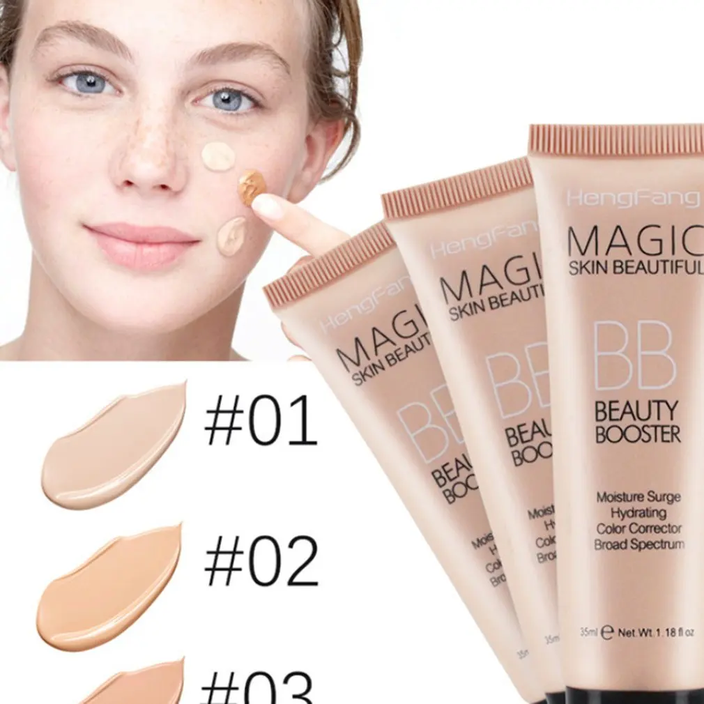 Волшебный натуральный тональный крем BB отбеливающий увлажняющий маскирующий