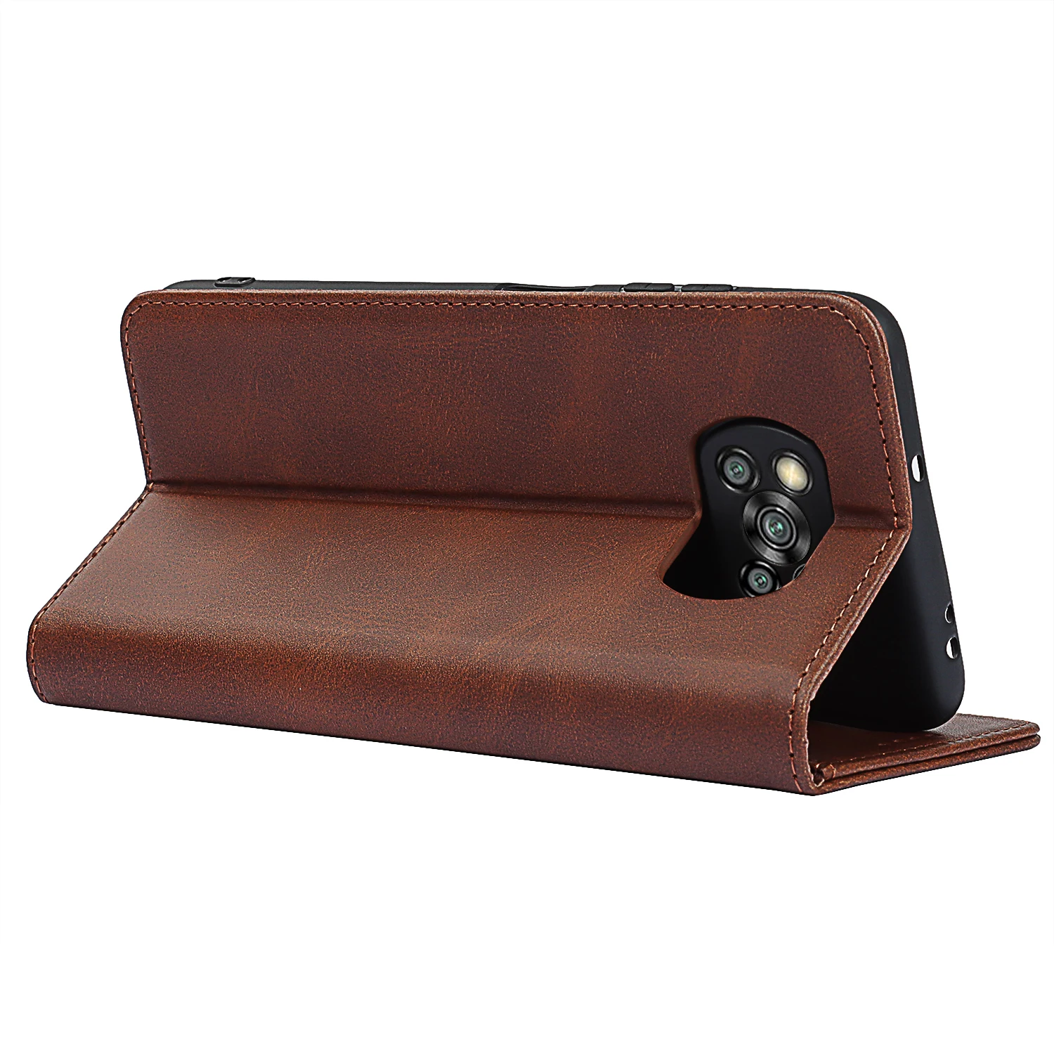 leather case for xiaomi poco x3 x3 pro x3 nfc flip case card holder holster magnetic attraction cover case wallet case free global shipping