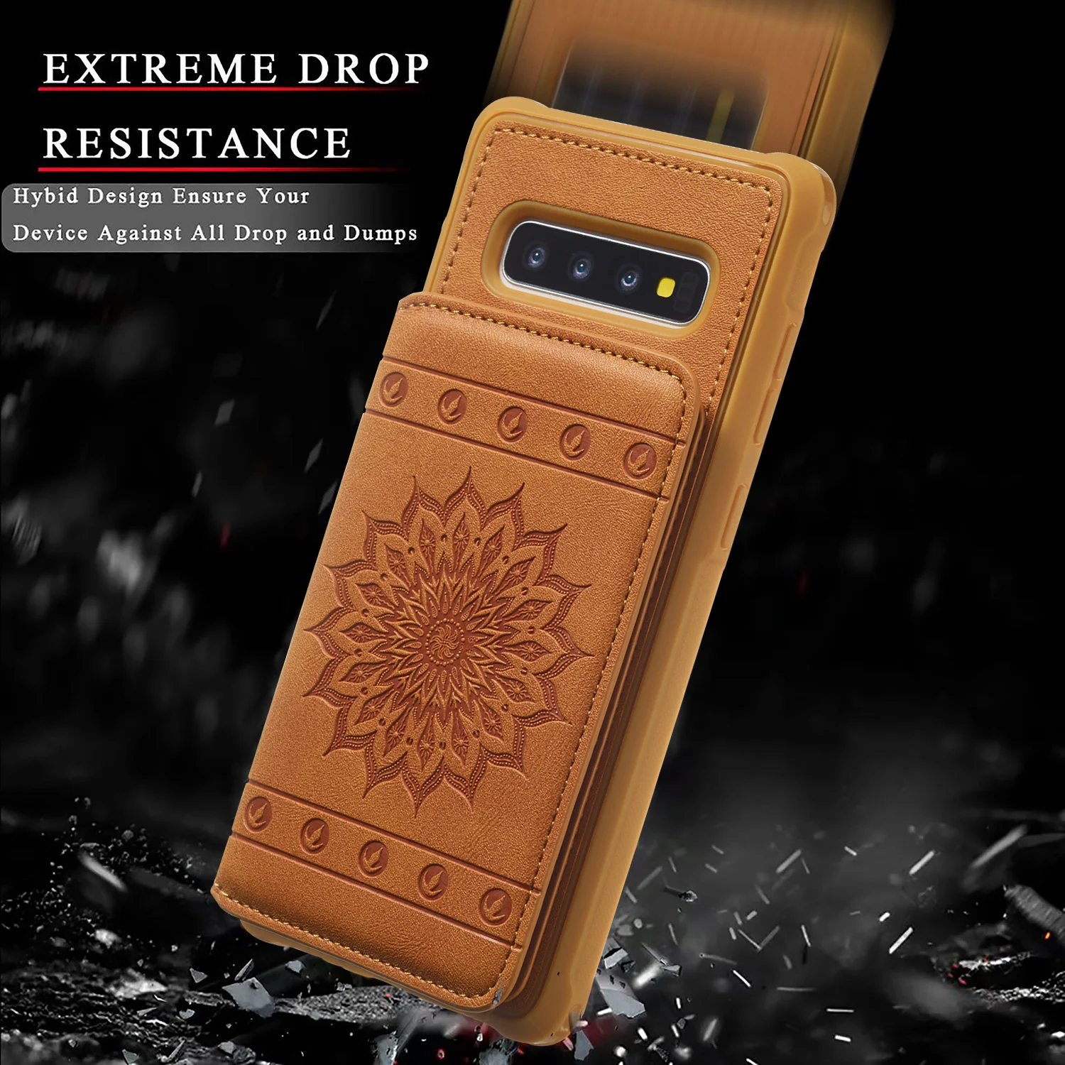 Новинка флип-чехол-бумажник с цветочным узором для Samsung Galaxy S8 S9 S10 S10E NOTE 8 9