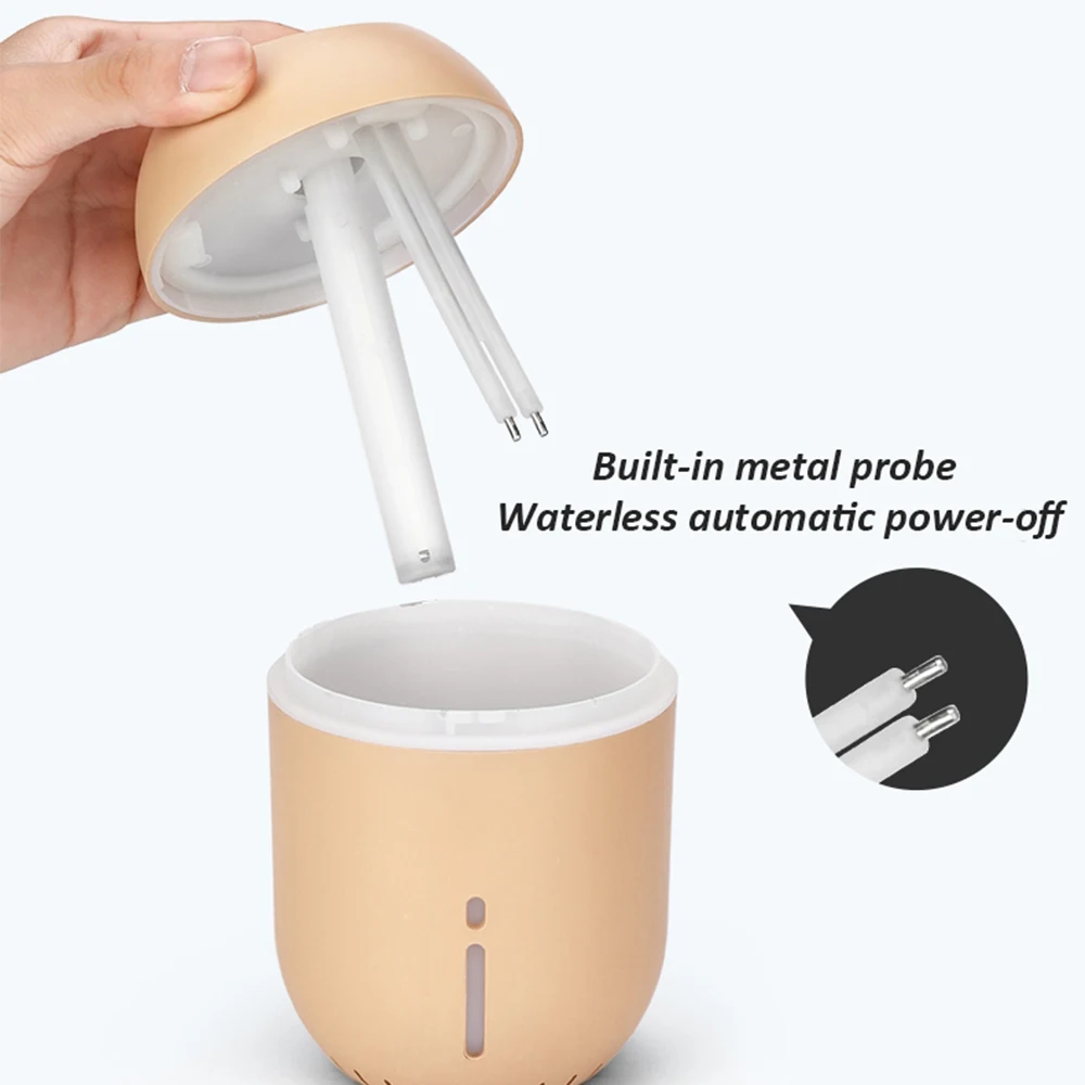 

New fat cup humidifier, warm light portable car USB humidifier, colorful cup atomizer