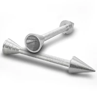 stainless steel sticks cone holder cake piping rod icing cream flower roses cake decoration tools baking pastry tools