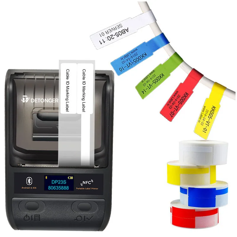 Портативная ручная термоэтикетка и производитель чеков BT NFC Наклейка для