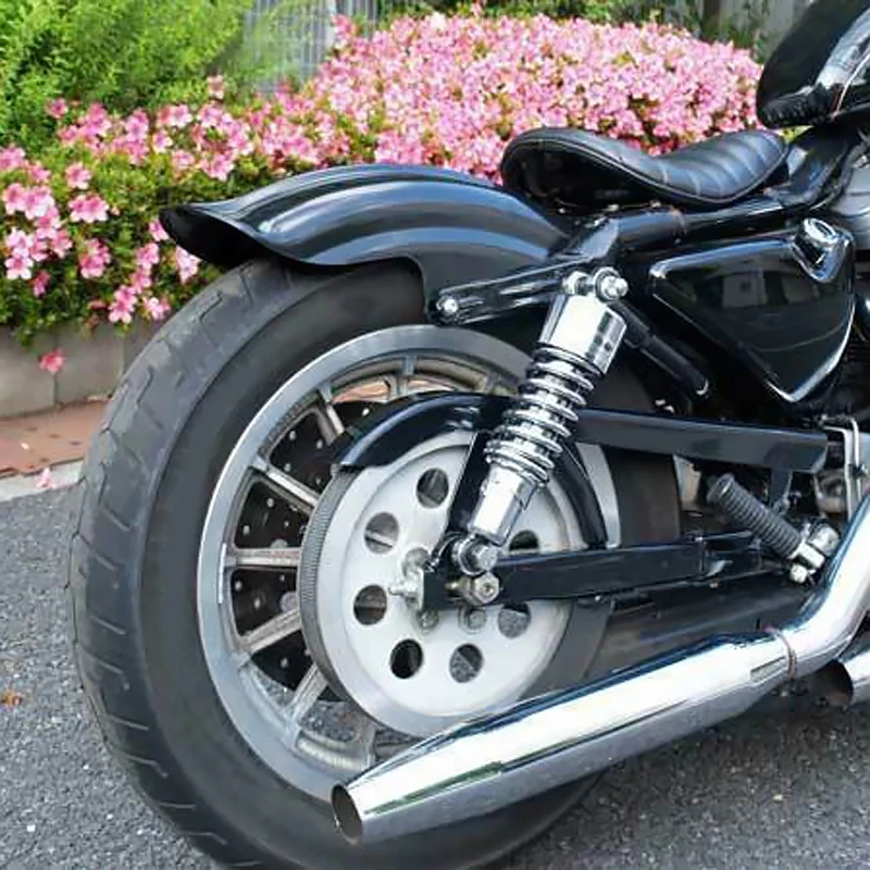 Черный пластиковый задний брызговик для мотоцикла Bobber Racer аксессуары мотоциклов