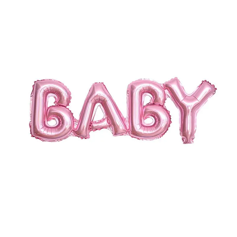 z Воздушный шар из фольги с золотыми буквами Hello Baby в форме пузырьков, розовый, голубой Гелиевый шар для мальчиков и девочек, украшение для вечеринки в честь первого дня рождения - Цвет: z