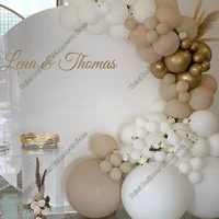 78pcs cream peach white globos latex balloons wedding engagement party decor birthday balloons set