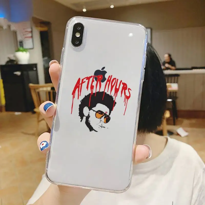 

The Weeknd Trilogy Branca Phone Case Transparent for iPhone 6 7 8 11 12 s mini pro X XS XR MAX Plus