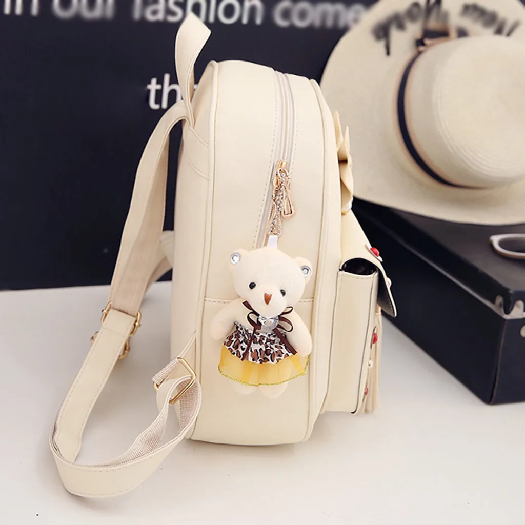 

Fashion Women's bags 3 Pcs Sweet Female Solid Color Small Fresh Leather Shoulder Bag Women Cute Messenger Bag