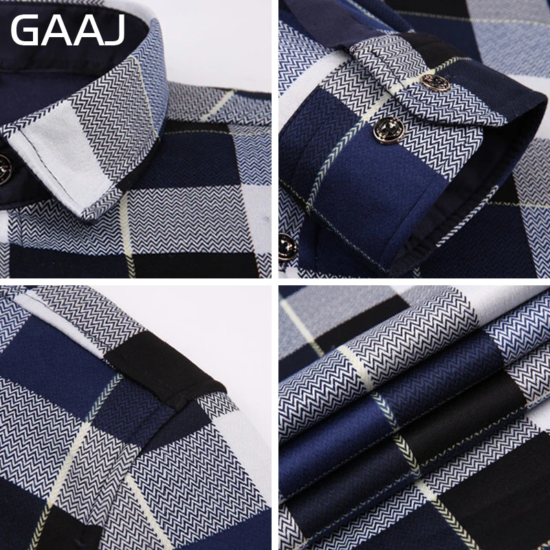 GAAJ осень зима флисовая Мужская рубашка Harajuku одежда в гавайском стиле мужская