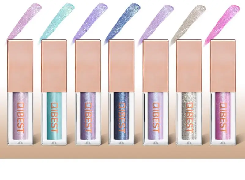 Алмазные тени для век 15 цветов жидкие перламутровые водостойкие быстросохнущие