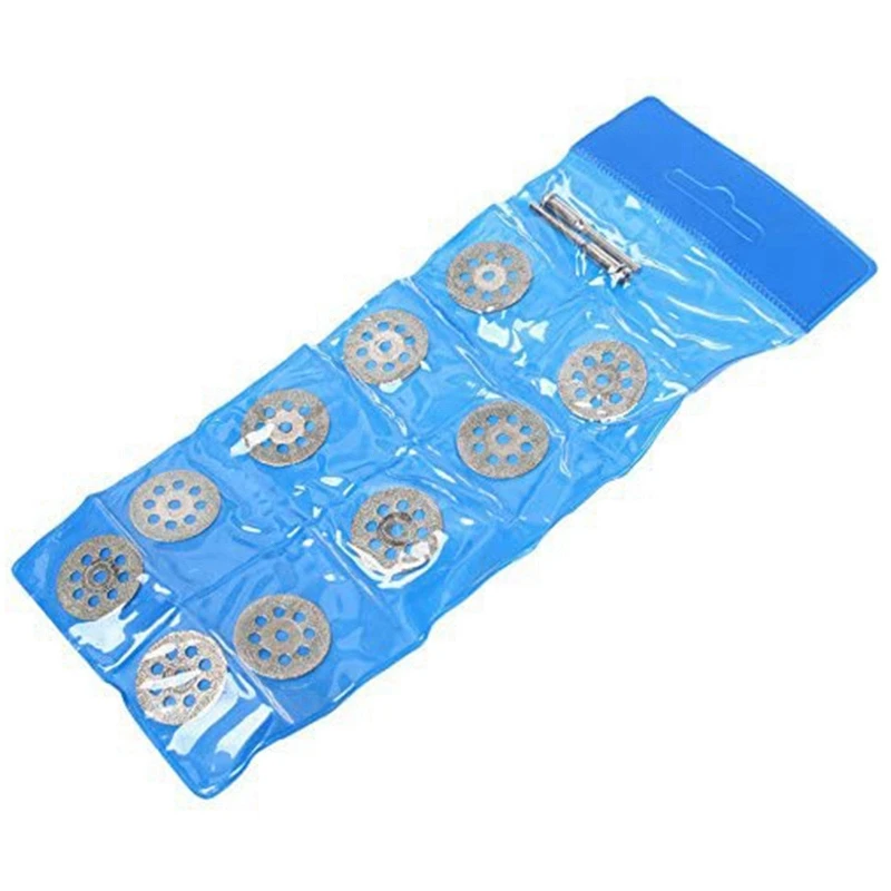 

40 Diamond Cutting Blades Of Borax 22 Mm Ventilated Diamond Cutting Blade Kit and 8 Arbor Shafts