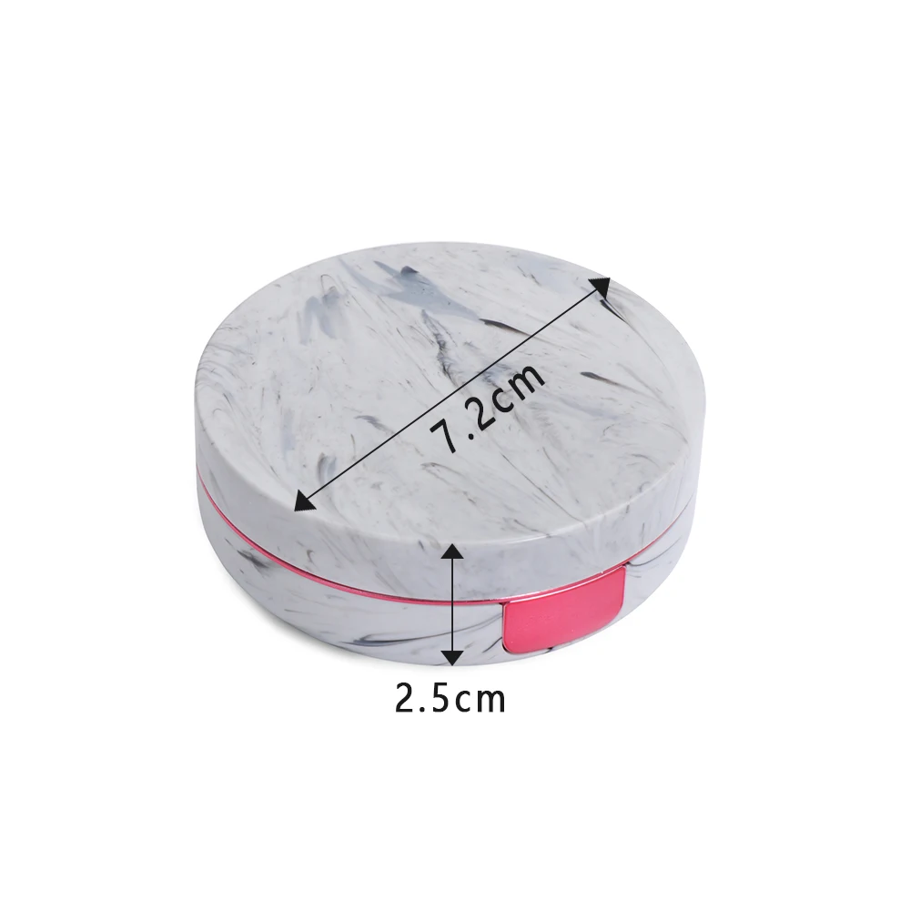 Горячая Распродажа 1 шт. мини мраморная полоса контактные линзы пластиковая