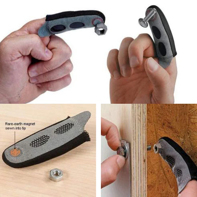 

1PC Magnetic Fingertip Sleeve For Convenience Tools Wood Working Tools Hote Sale