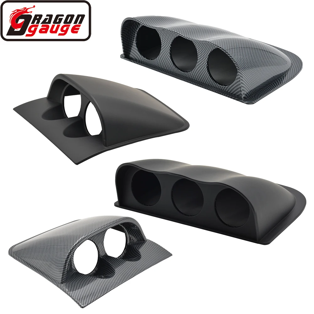 Датчик Dragon 52 мм черный и карбоновый цвет модификация автомобиля панель приборной