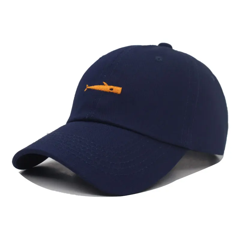 Fashion Baseball Cap for Men and Women Retro Dad Hats Summer Outdoor Visors Cap Unisex Snapback Hat Fish Embroidery Baseball Hat