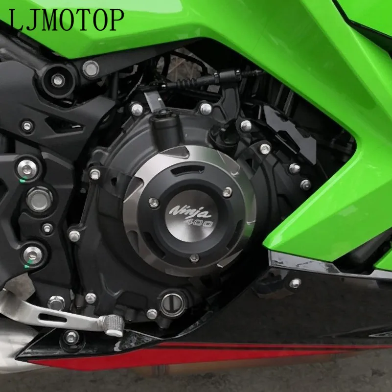 

Motorcycle Engine Guard Case Cap Set Cover Kit Protection 2018 2019 for Kawasaki Ninja400 Ninja 400 2020 Sliders CNC Aluminum