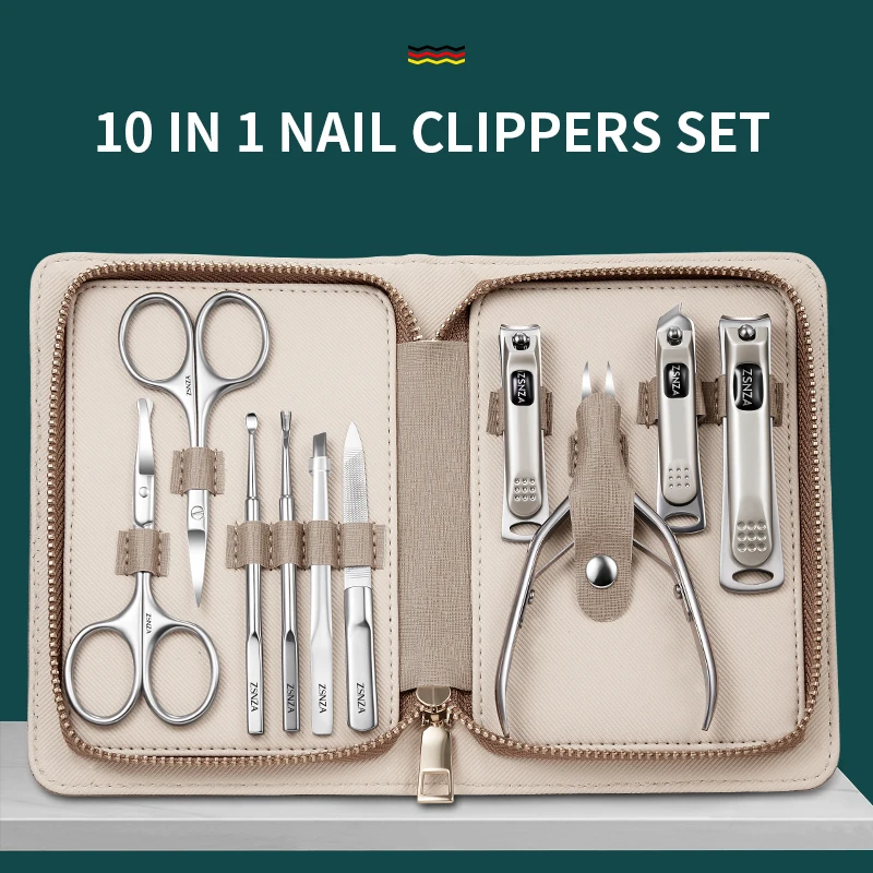 

Nail Clipper Set Nail Gifts Kit Professional Nail Nippers Set Stainless Steel Nail Tool Set For Removal Of Ingrown Nail Trimmer