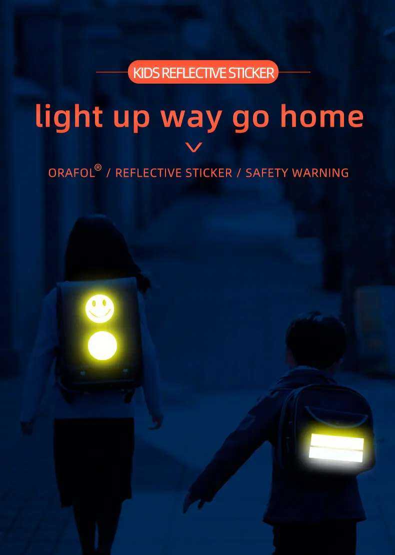 ORAFOL 600 свесветильник свет безопасности Светоотражающая наклейка на машину