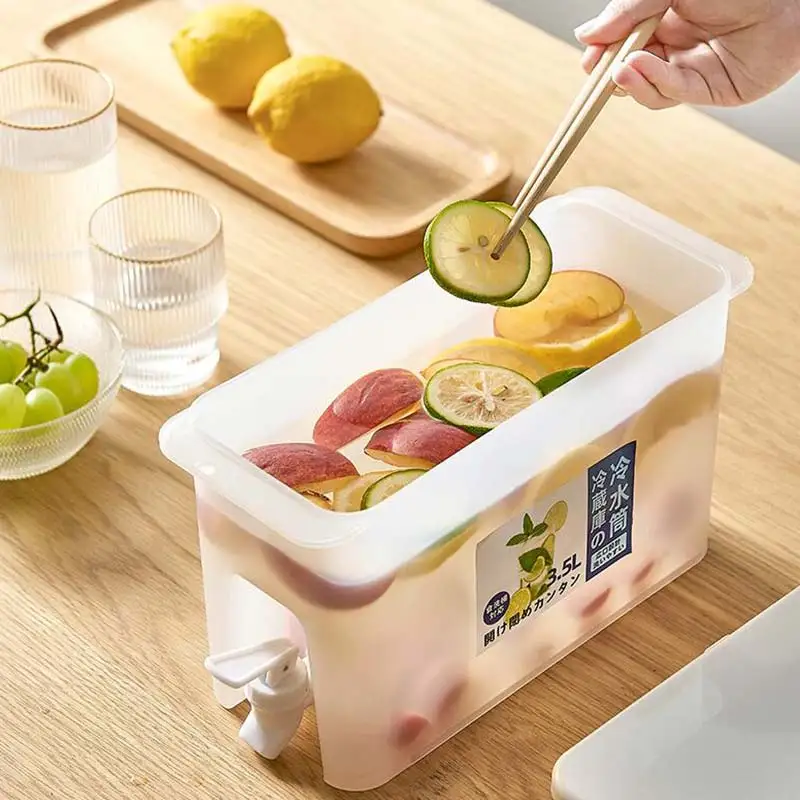 3500 мл кувшин для воды с краном лимонный сок посуда напитков чайник бутылка