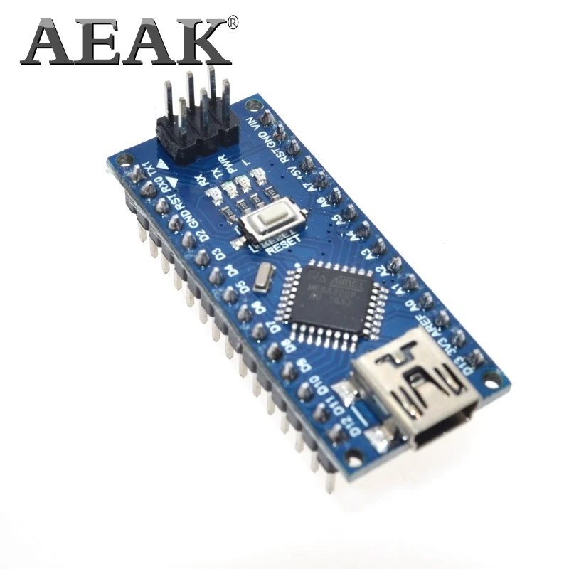 AEAK NANO 3,0 контроллер совместимый с arduino NANO CH340 turno USB контроллер кабель ninguna V3.0 NANO