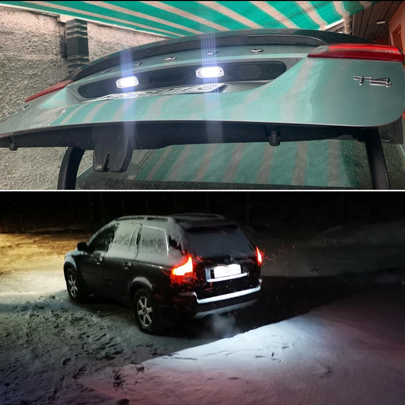 IJDM 2 шт. Canbus светодиодный светильник номерного знака для Volvo S80 XC90 S40 V60 XC60 c60 V70 V50 XC70