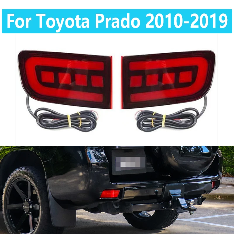 

Для Toyota Prado 2010-2019 светодиодная противотуманная фара Задний сигнал стоп-сигнал поворосветильник свет аксессуары