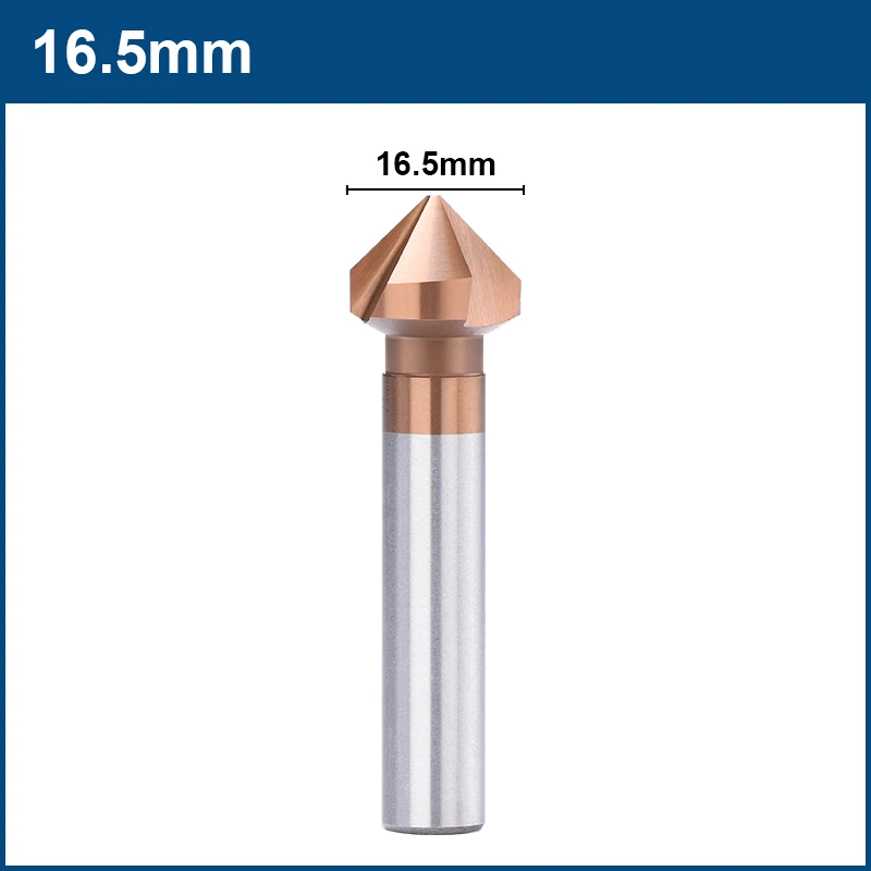 

XCAN 3 фаски Резак 90 градусов 4,5-50 мм HSS 6542 сверло для зенковки Древесины Металла сверлильный инструмент металлический резак