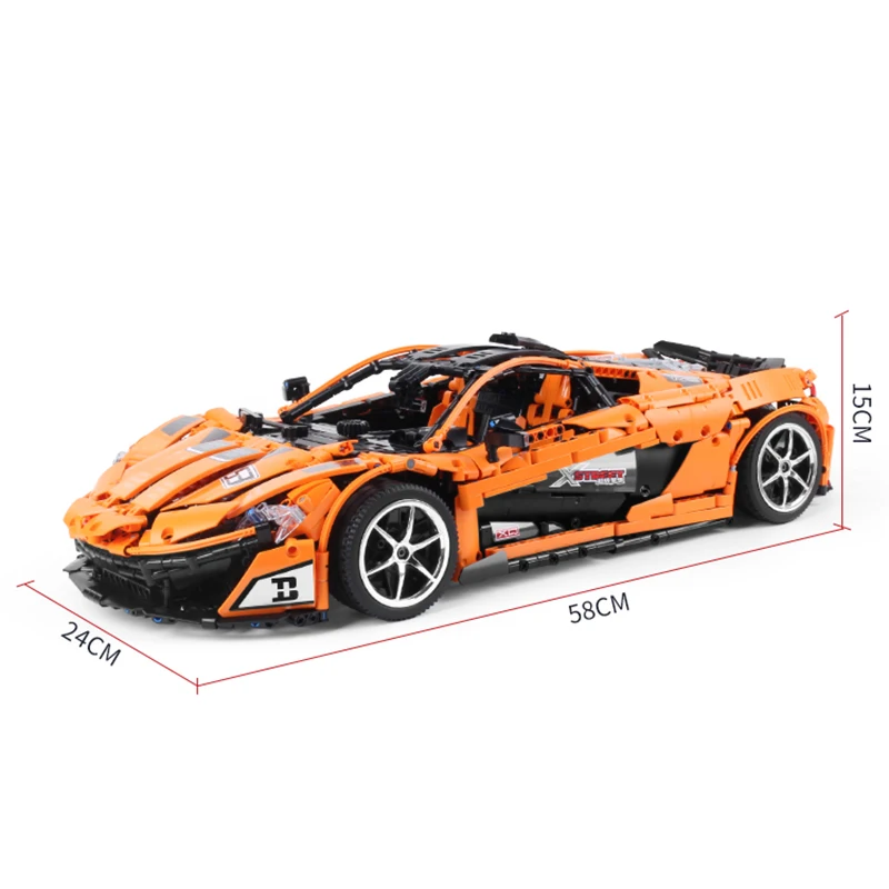 Новый Супер гоночный автомобиль модель Mclaren совместимый дизайн Voiture Moc 16015 IepinSet 20087