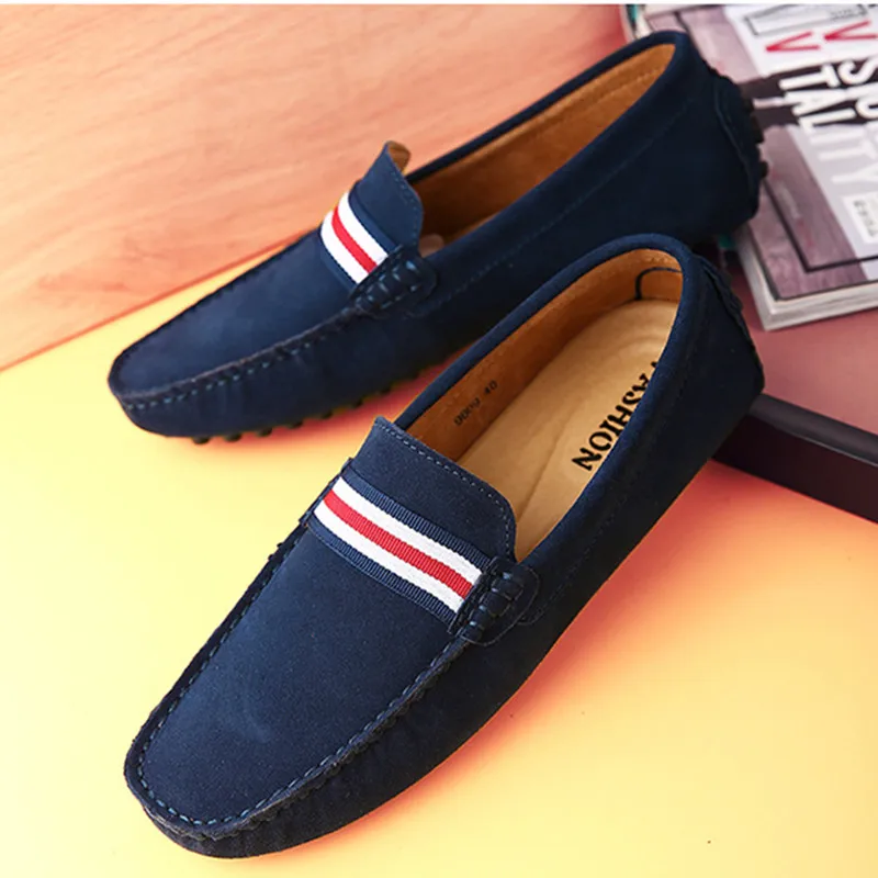 Высококачественные мужские мокасины для вождения повседневные